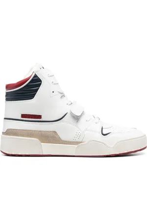 Isabel Marant Alseeh höga lädersneakers