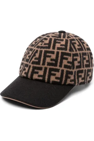 Fendi Logotypmönstrad keps i jacquard