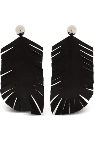 Marni Black Feathers örhängen