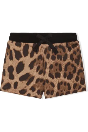 Dolce & Gabbana Leopardmönstrade shorts
