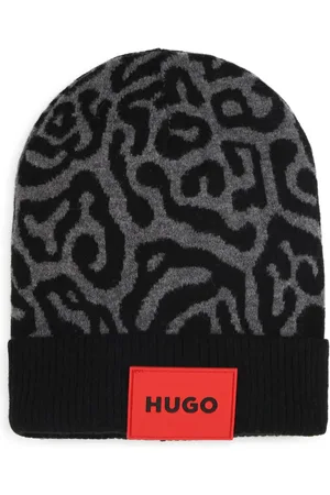 HUGO BOSS Mössa med logotypapplikation