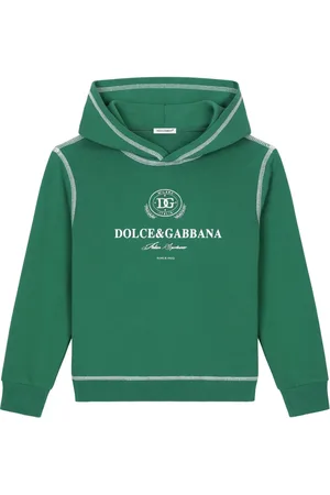 Dolce & Gabbana Hoodie med broderad logotyp