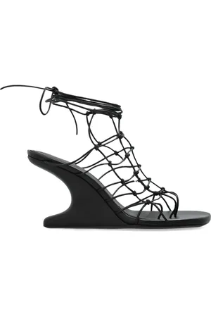 Rick Owens Sandaler med skulpterad kilklack