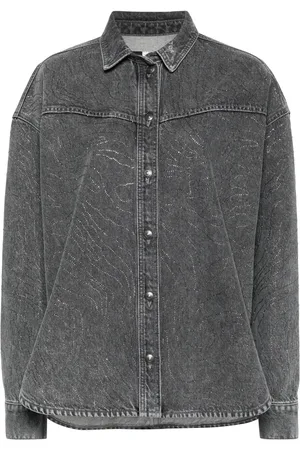 ROTATE Jeanskjol med strass