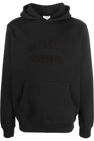 Woolrich Hoodie med präglad logotyp