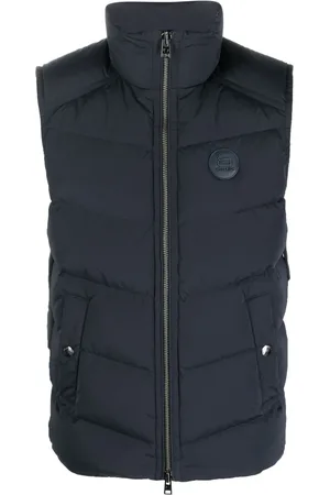 Woolrich Vadderad väst med logotyp