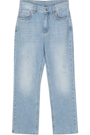 Liu Jo Croppade jeans med slitning