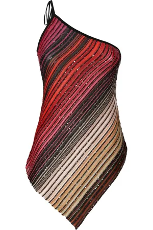 Missoni Enaxlad randig topp