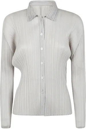 PLEATS PLEASE ISSEY MIYAKE Blus med plisserad effekt
