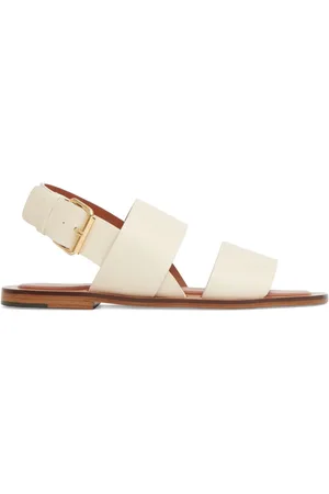 Mansur Gavriel Platta lädersandaler