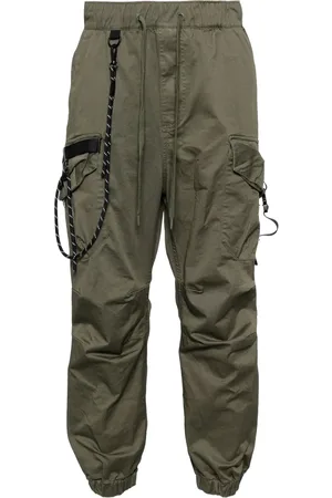 Musium Div. Slacks med logotypmärke