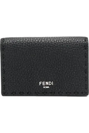 Fendi Plånbok med kornigt läder