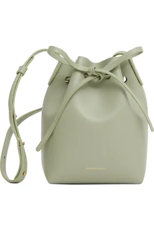 Mansur Gavriel Liten bucketbag i läder