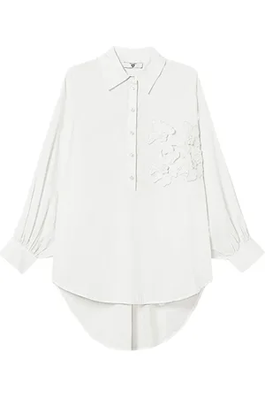 Twin-Set Skjorta med blomapplikation