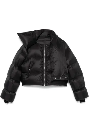 Rick Owens Puffjacka med trattformad krage