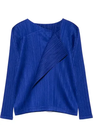 PLEATS PLEASE ISSEY MIYAKE Light Wave blus