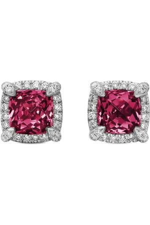 David Yurman Petite Châtelaine diamantörhängen i sterlingsilver (5 mm)
