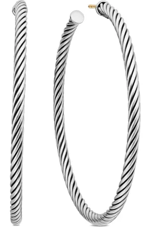 David Yurman Cable hoops i sterlingsilver