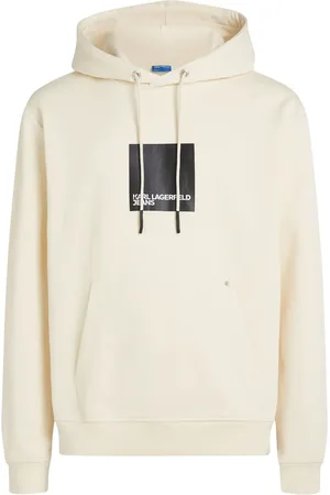 Karl Lagerfeld Hoodie med logotyp