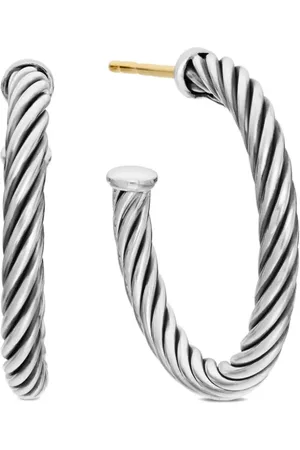 David Yurman Cable hoops i sterlingsilver