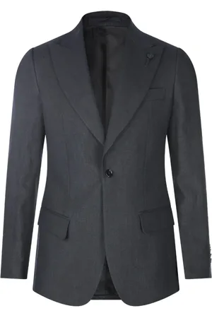 LARDINI Blazer med brosch