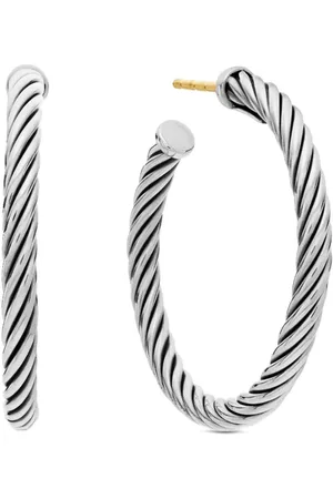 David Yurman Cable hoops i sterlingsilver