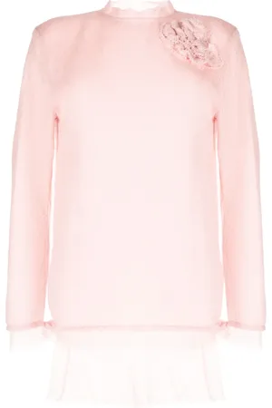 ERMANNO SCERVINO Tröja med blomapplikation