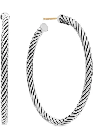 David Yurman Cable hoops i sterlingsilver
