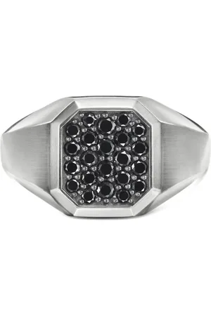 David Yurman Streamline diamantring i sterlingsilver (14 mm)