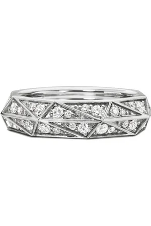 David Yurman Torqued Faceted diamantring (6 mm)