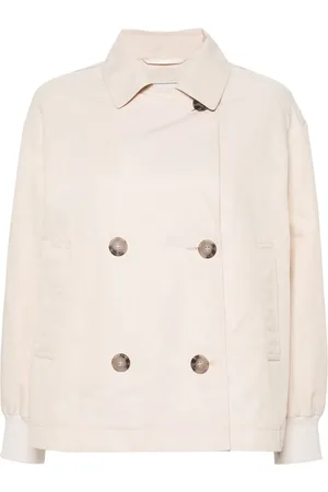 PESERICO SIGN Dubbelknäppt trenchcoat