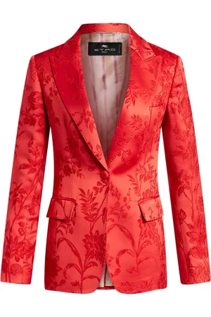 Etro Enkelknäppt kavaj i jacquard