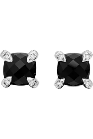 David Yurman Petite Châtelaine diamantörhängen i sterlingsilver (6 mm)