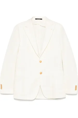 TAGLIATORE Fiskbensmönstrad blazer