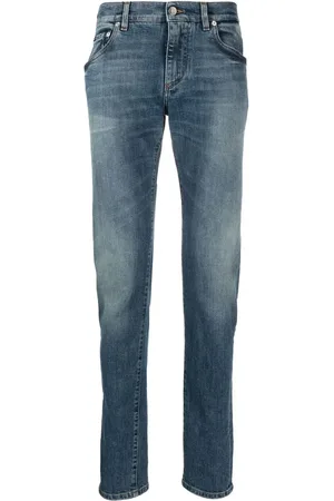 Dolce & Gabbana Jeans med logotypplakett