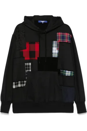 JUNYA WATANABE Hoodie med lappdesign