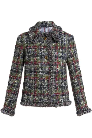 Etro Tweedblazer med fransar