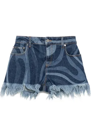 Puccini Jeansshorts med tryck