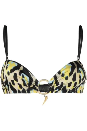 Roberto Cavalli Leopardmönstrad bikiniöverdel