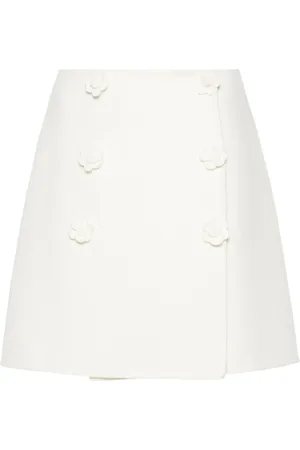 ERMANNO SCERVINO Midikjol med blomapplikation