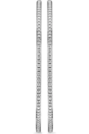 David Yurman Diamanthoops i sterlingsilver