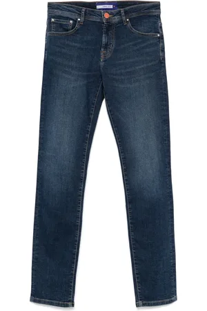 Manuel Ritz Jeans med logotypmärke