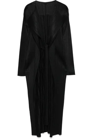PLEATS PLEASE ISSEY MIYAKE Merry tvåfärgad kappa