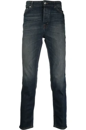 DEPARTMENT 5 Avskurna urtvättade jeans