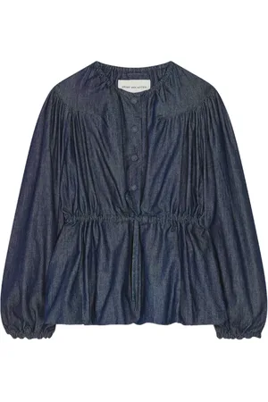 DRIES VAN NOTEN Jeansjacka med dragsko