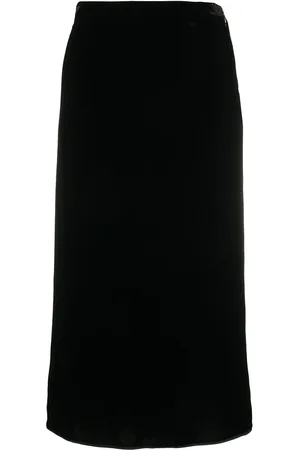 Rochas Draperad sammetskjol