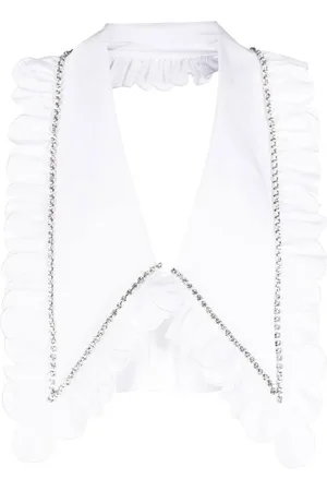 AREA Croptop med strass