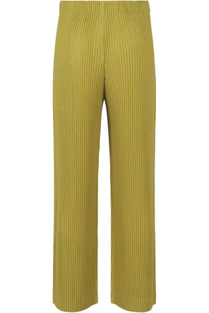 Issey Miyake Slacks med plisserad effekt