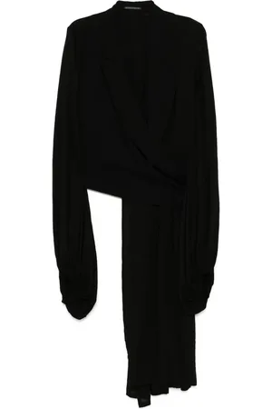 YOHJI YAMAMOTO Omlottblazer med ballongärm