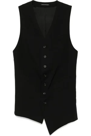 YOHJI YAMAMOTO Asymmetrisk väst